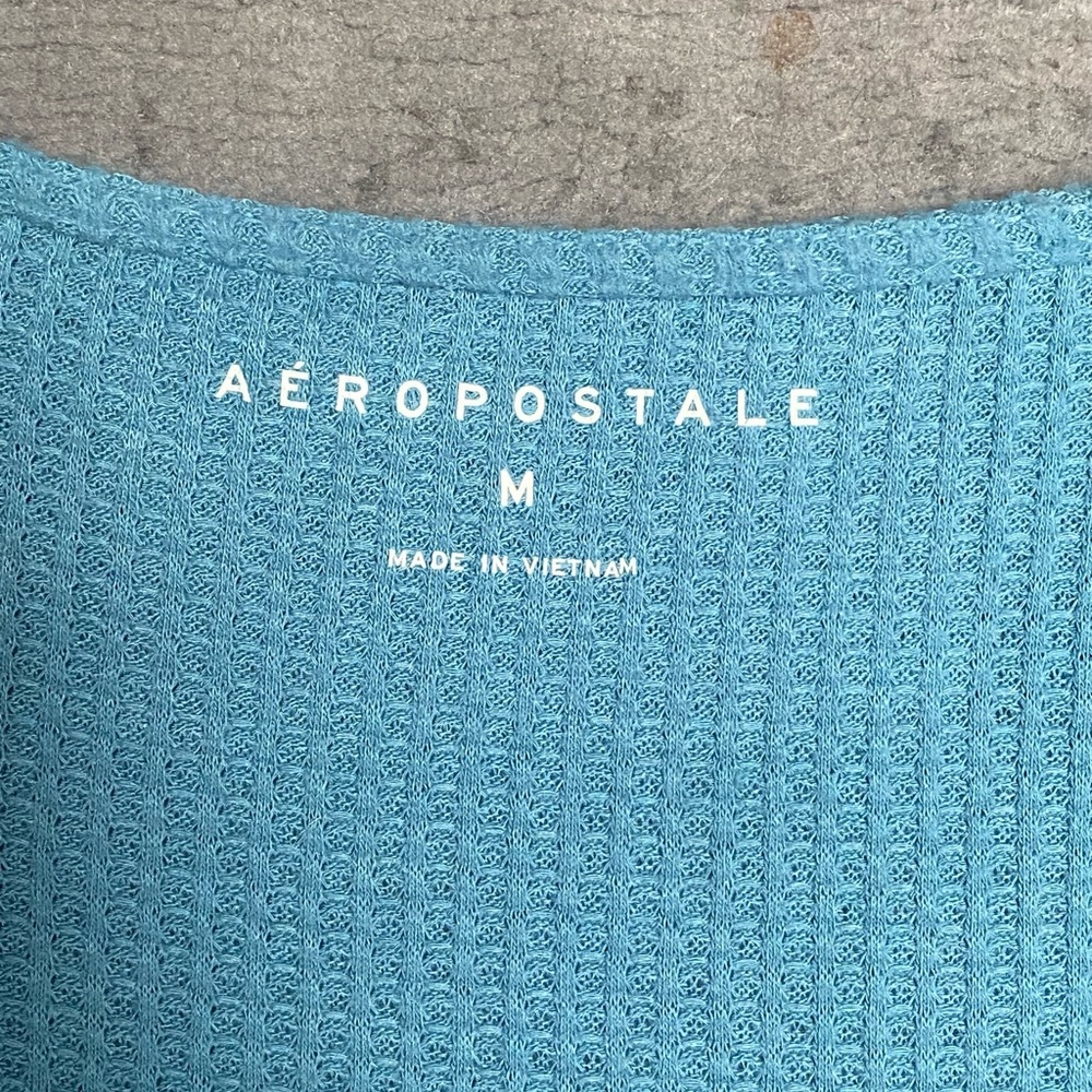 Aéropostale Blue Crop Top Medium in Women’s - Picture 2 of 3